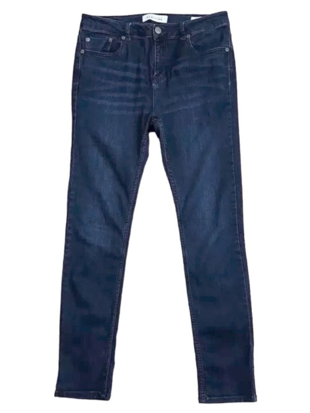 Kenneth Cole REACTION Skinny Women's Size 6 Dark Wash Jeans Ankle Mid-Rise